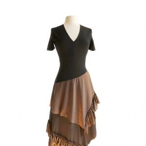 Nathalie Garçon Asymmetric Dress/ Paris Fashion